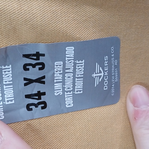 NWT Dockers alpha collection Slim Tapered fit 34x34 - Picture 5 of 8